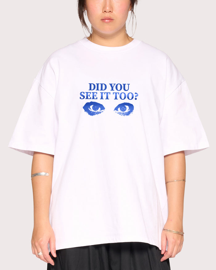 1-800 Delusions White Oversized Tee