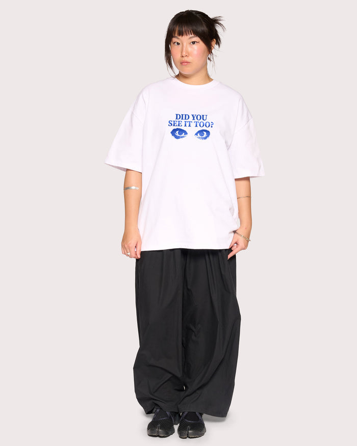 1-800 Delusions White Oversized Tee