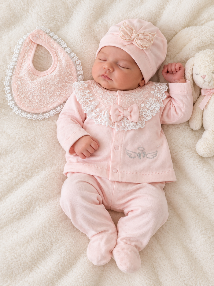 5-Delige Roze Babyset – Mijn Kleine Prinses