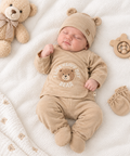5-Delige Teddy Bear Babyset – Beige