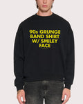 90s Grunge Black Sweatshirt