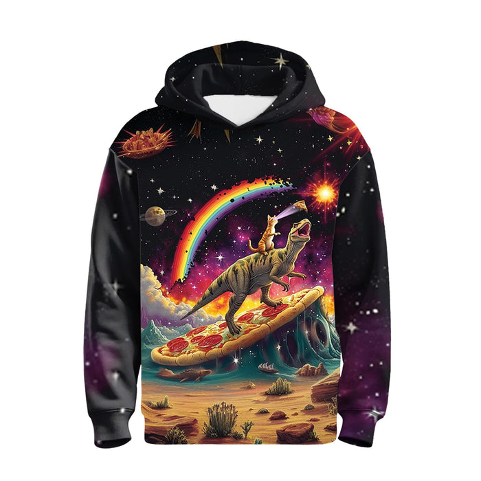 Acoweno 3D Graphic Hoodies | Unisex Kids Dinosaur Hoodie