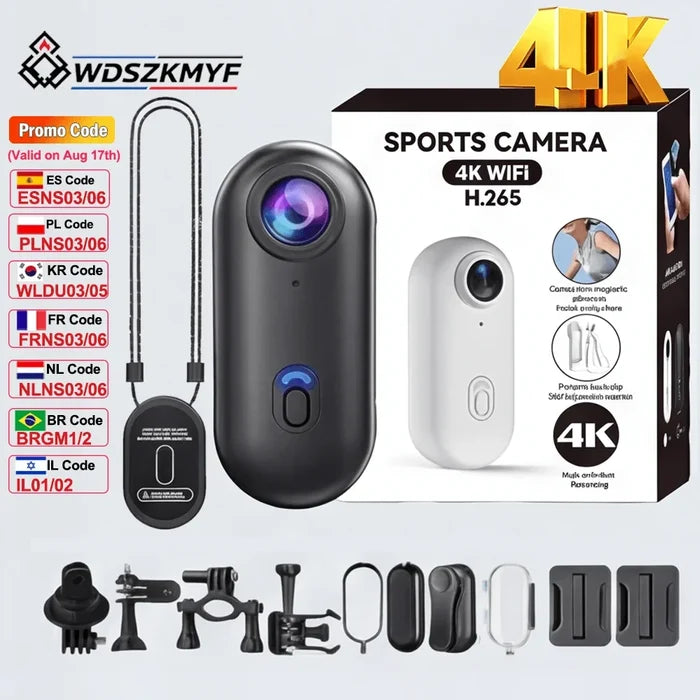 Action Camera Tascabile 4K
