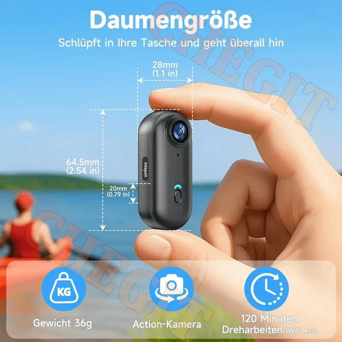 Action Camera Tascabile 4K