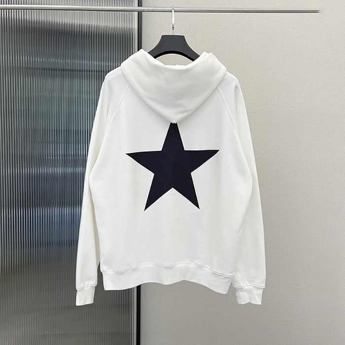 Aesthetic Star Print Hoodie