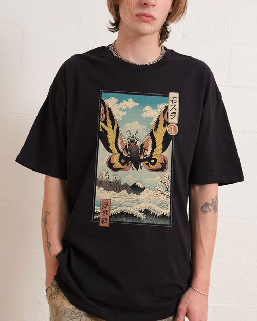 Ancient Moth Ukiyo-e T-Shirt Australia Online