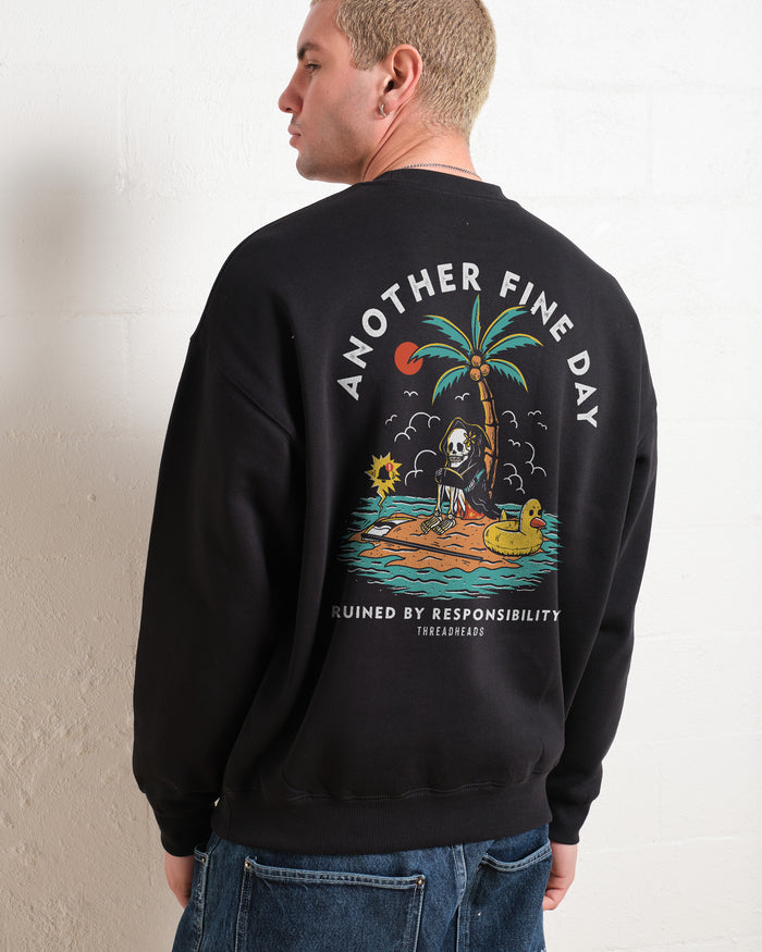Another Fine Day Front and Back Sweatshirt Australia Online