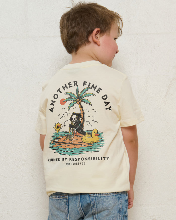 Another Fine Day Natural Kids T-Shirt