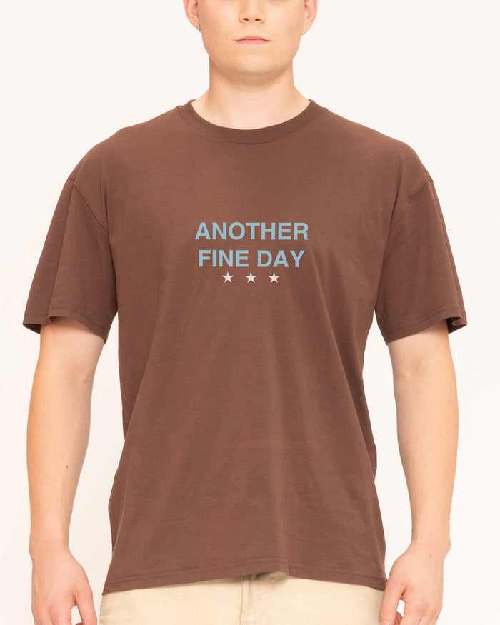 Another Fine Day Ruined Brown T-Shirt