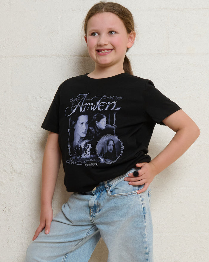 Arwen Black Kids T-Shirt