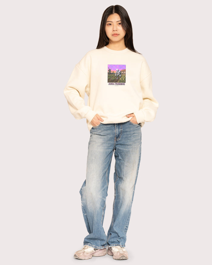 Aura Farming Natural Sweatshirt