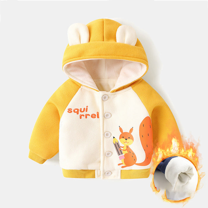 Baby Fleece Hooded Jacket | Warm Winter Jacket for Boys & Girls