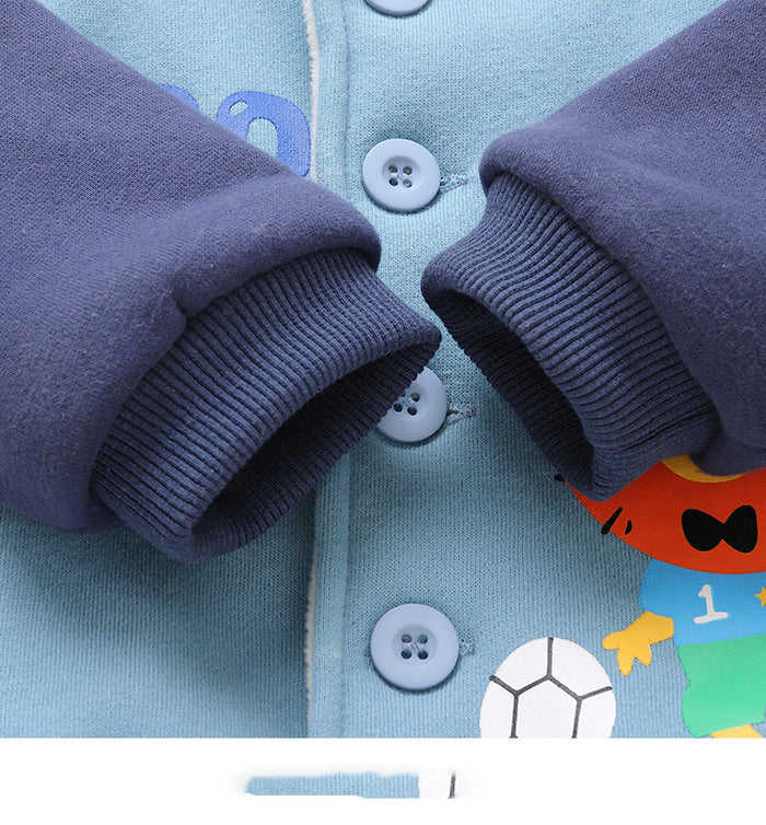 Baby Fleece Hooded Jacket | Warm Winter Jacket for Boys & Girls