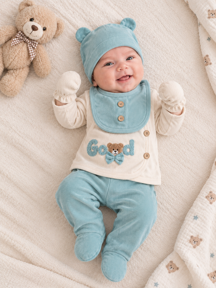 Babysetje Little Teddy – 5-delig