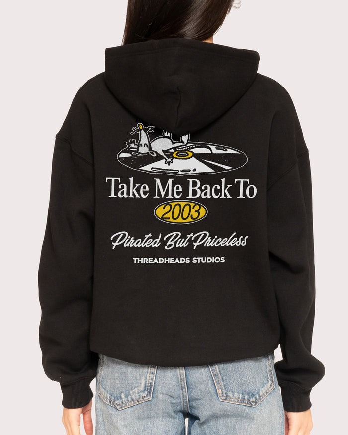 Back to 2003 Black Hoodie