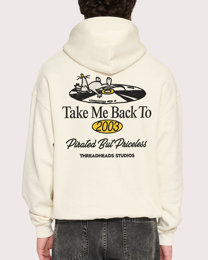 Back to 2003 Natural Hoodie
