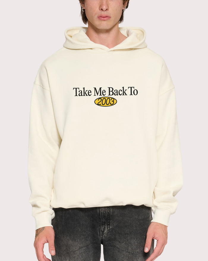 Back to 2003 Natural Hoodie