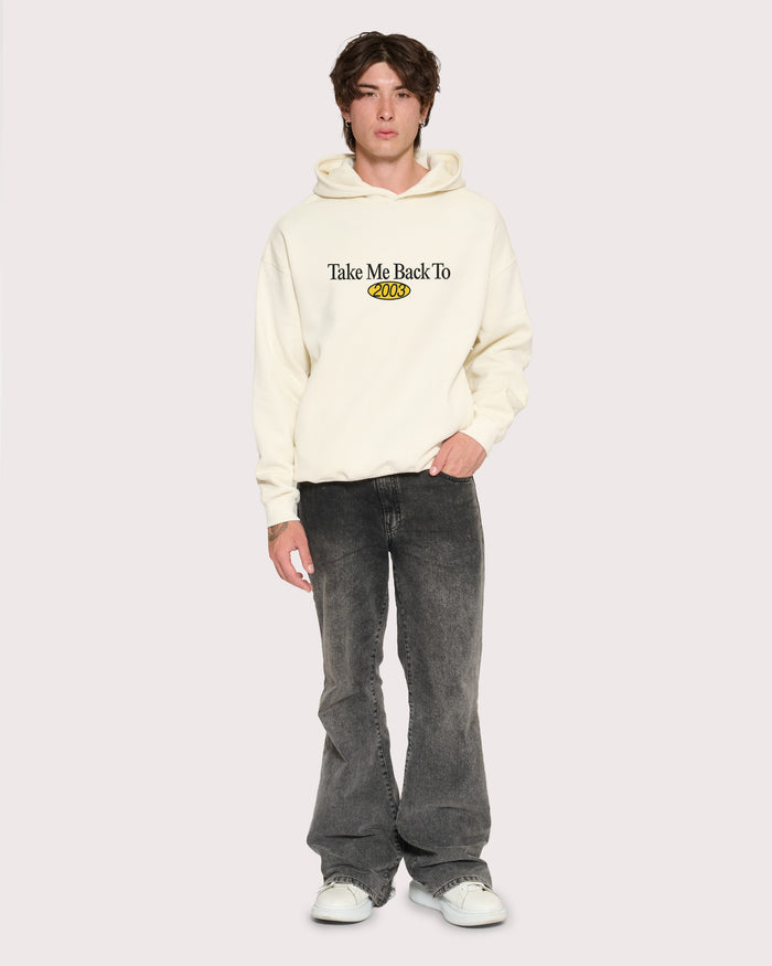 Back to 2003 Natural Hoodie