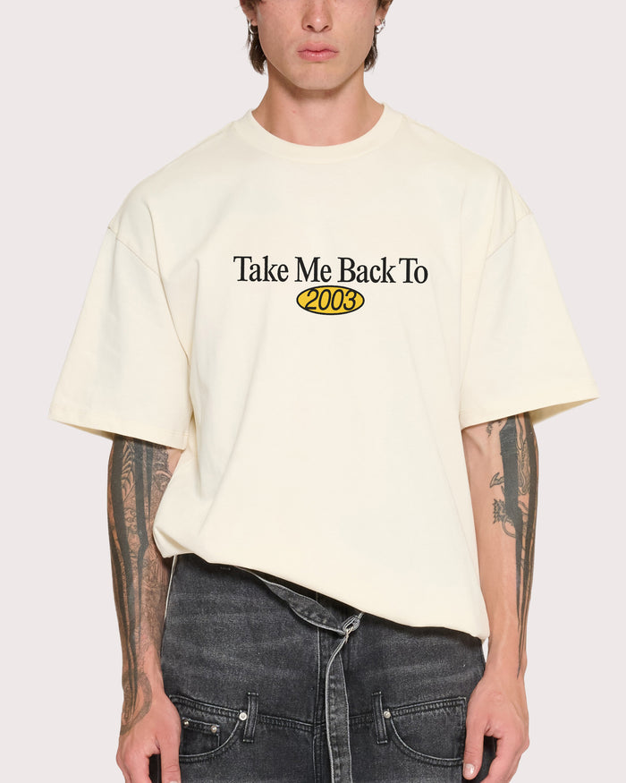 Back to 2003 Natural Oversized Tee