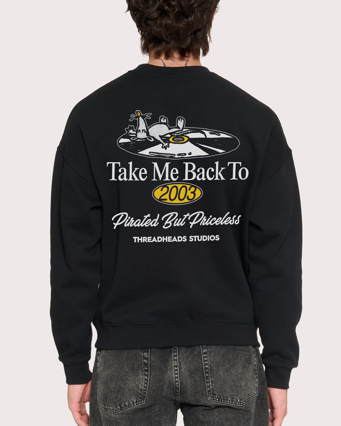 Back to 2003 Black Sweatshirt