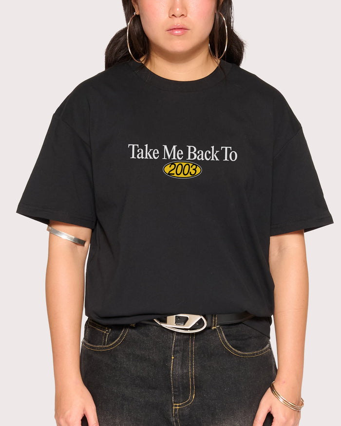 Back to 2003 Black T-Shirt