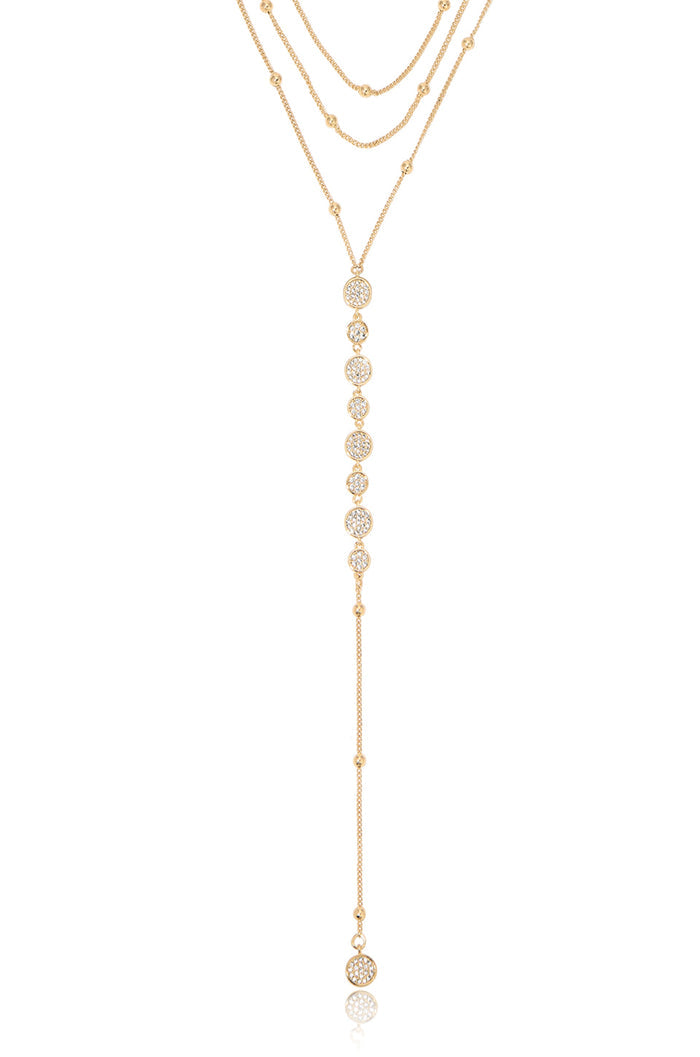 Bali Dreams Crystal Lariat Necklace