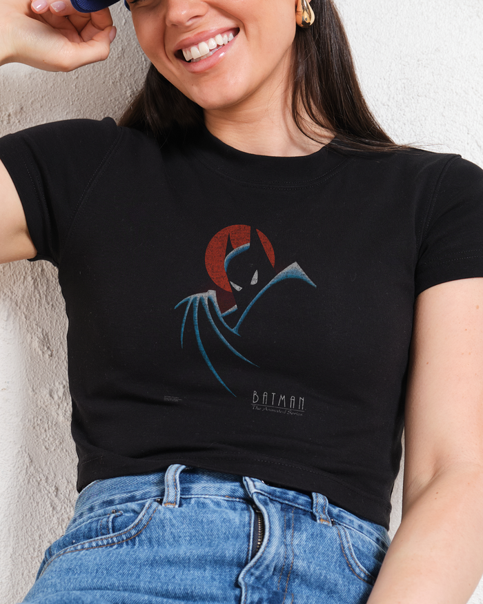 Batman The Animated Series Logo Baby Tee Graphic Baby Tee Australia Online