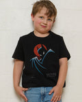 Batman The Animated Series Logo Black Kids T-Shirt