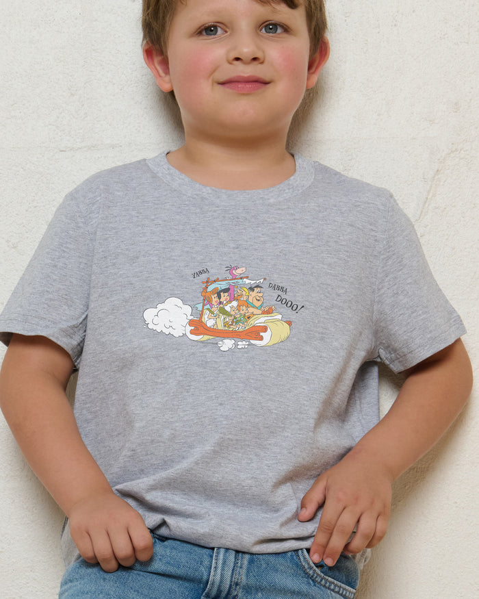 Bedrock Crash Grey Kids T-Shirt