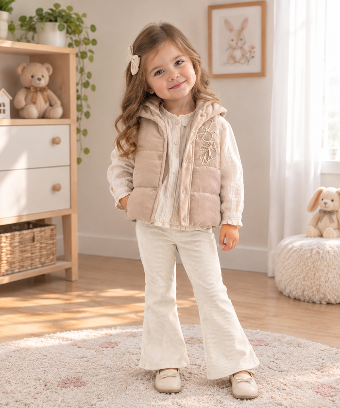 Beige Elegance 3-Delige Meisjesset