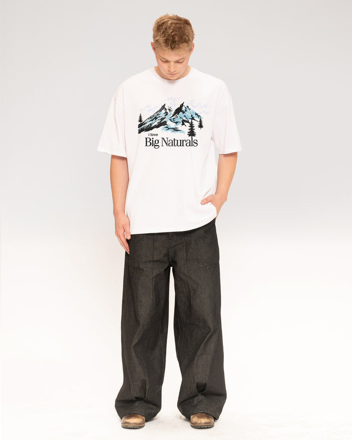 Big Naturals White Oversized Tee