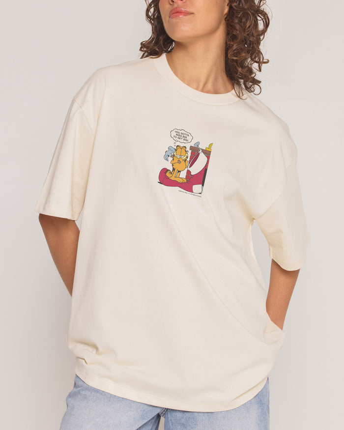 Big Wishes Natural Oversized Tee