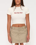 Blah Blah Blah Natural Baby Tee