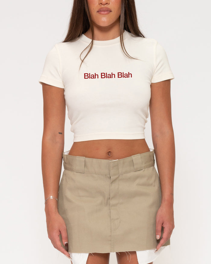 Blah Blah Blah Natural Baby Tee