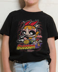 Blossom Black Kids T-Shirt