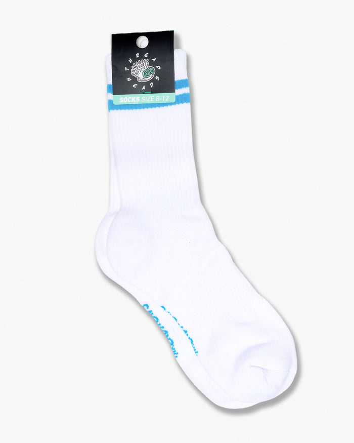 Blue Collegiate Stripe Socks – view 3