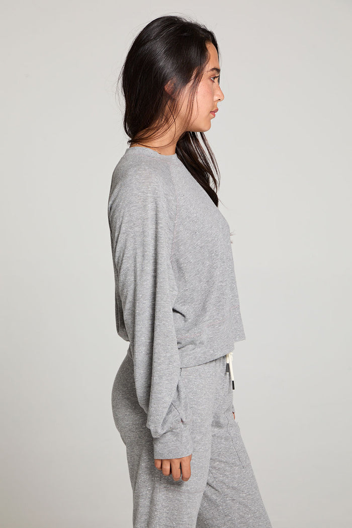 Boone Streaky Grey Long Sleeve WOMENS chaserbrand
