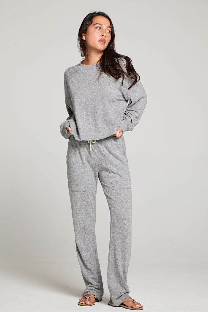 Boone Streaky Grey Long Sleeve WOMENS chaserbrand