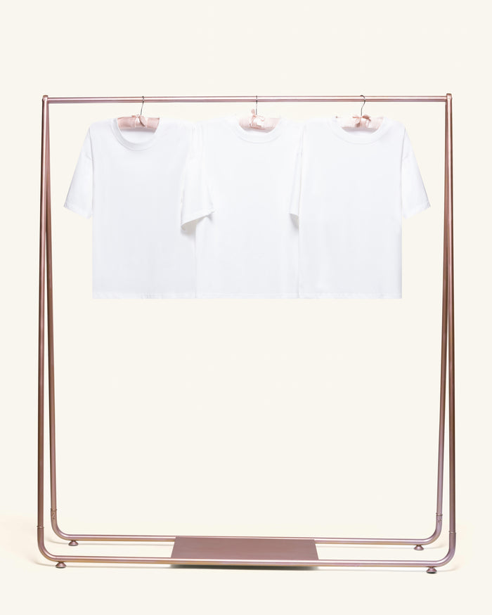 Boxy Tee 3-Pack: White