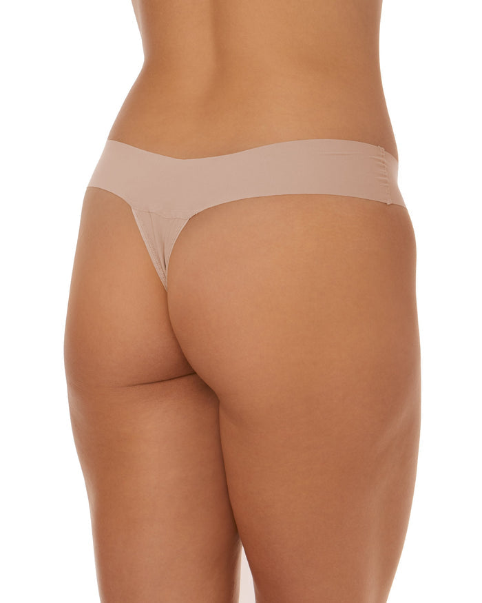 BreatheSoft® Natural Rise Thong Taupe