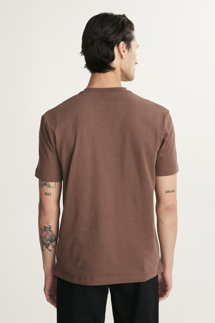 Brushed cotton t-shirt
