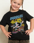 Bubbles Black Kids T-Shirt