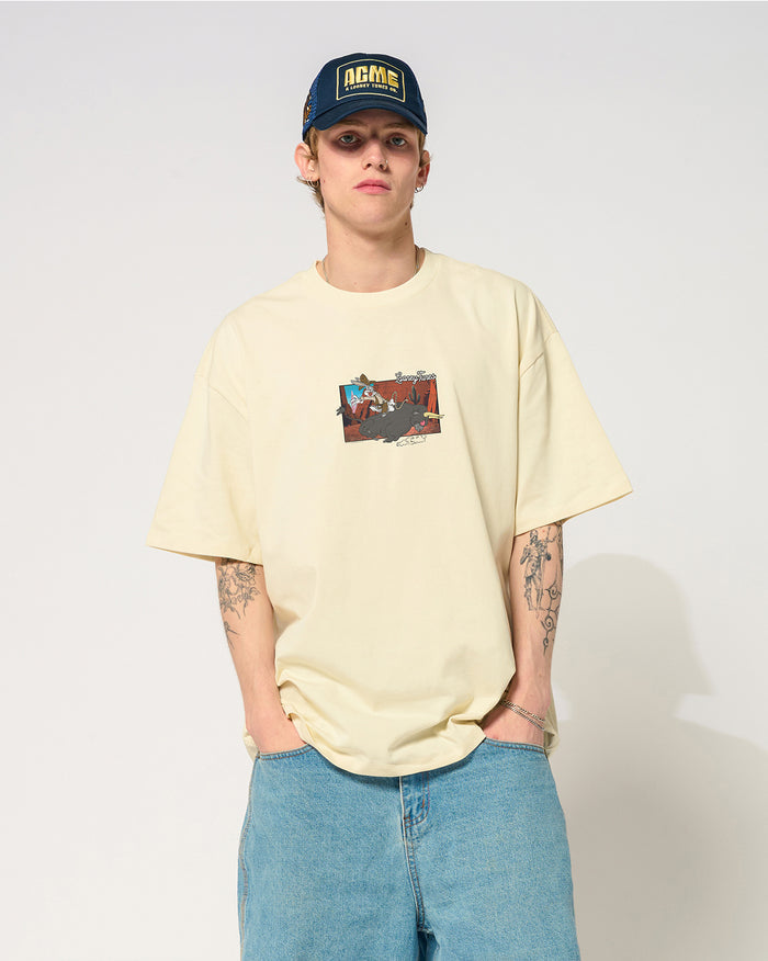Buckle Up Bugs Oversized Tee Threadheads Australia #colour_natural