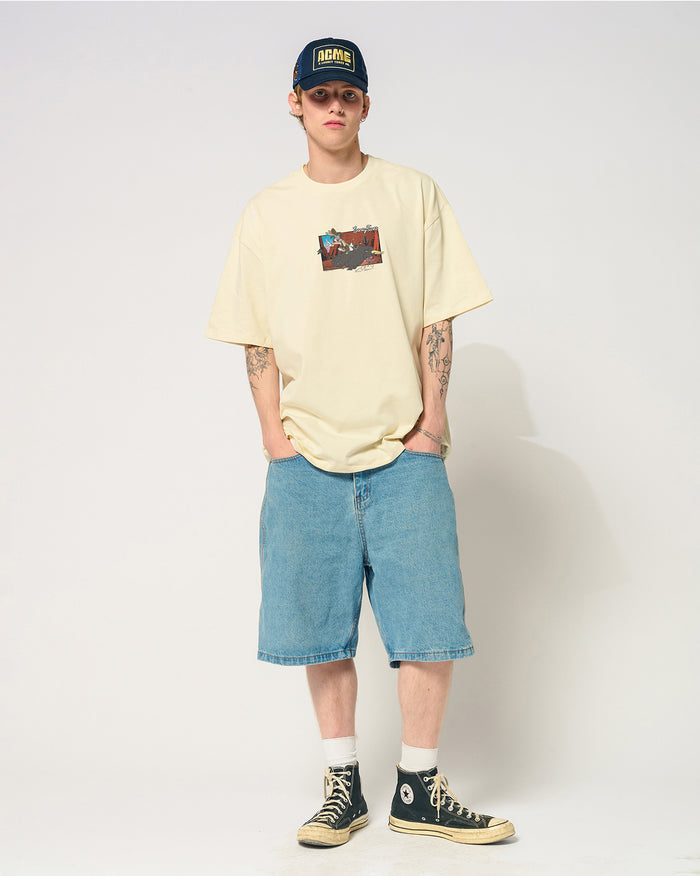Buckle Up Bugs Oversized Tee Threadheads Australia #colour_natural