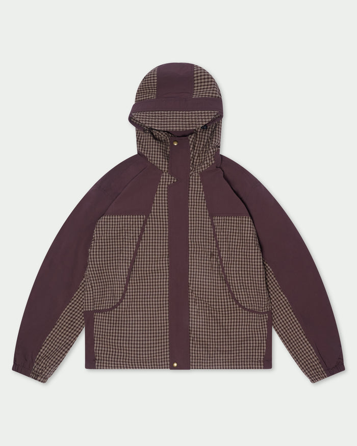 Cadence Checked Utility Jacket