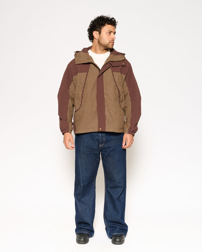 Cadence Checked Utility Jacket
