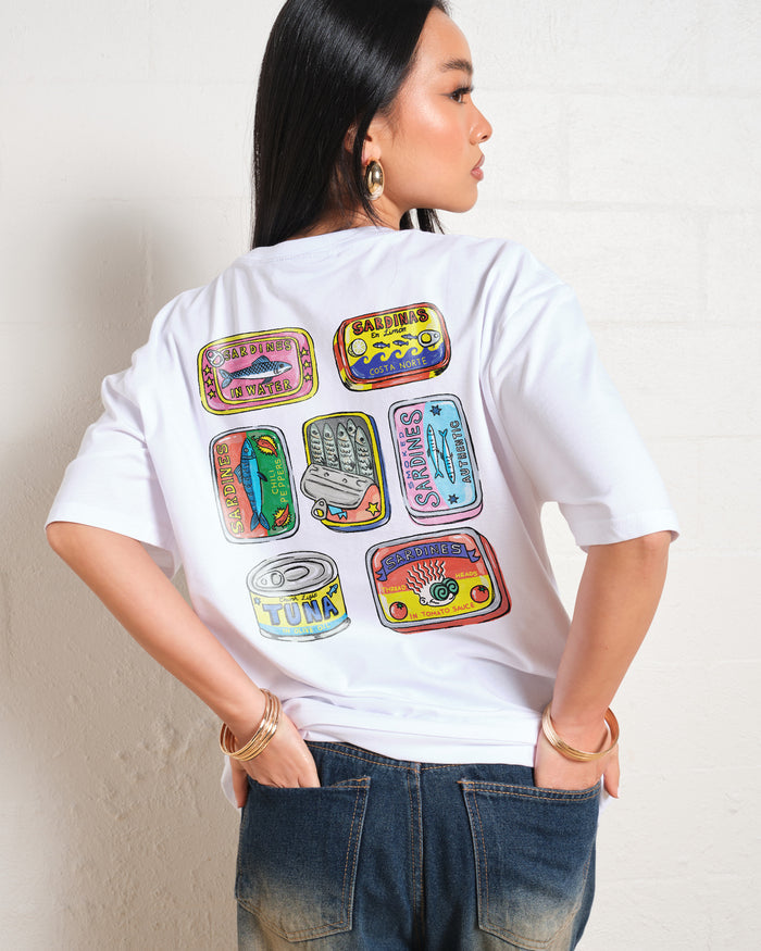 Canned Goods Oversized Tee Online Australia