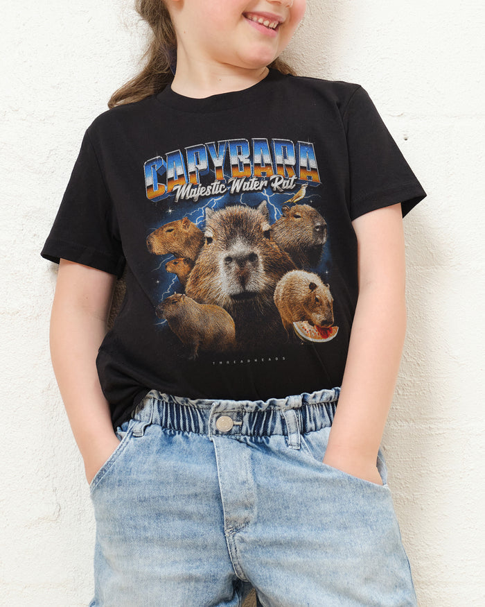 Capybara Water Rat Kids T-Shirt Online Australia