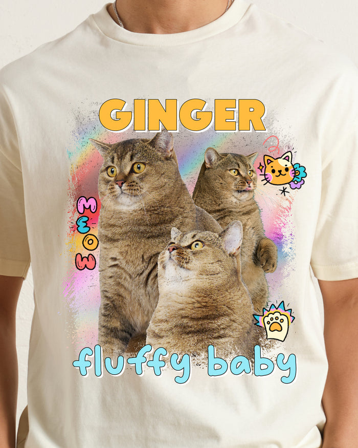 Cat Bootleg Tee Custom Tee – view 4