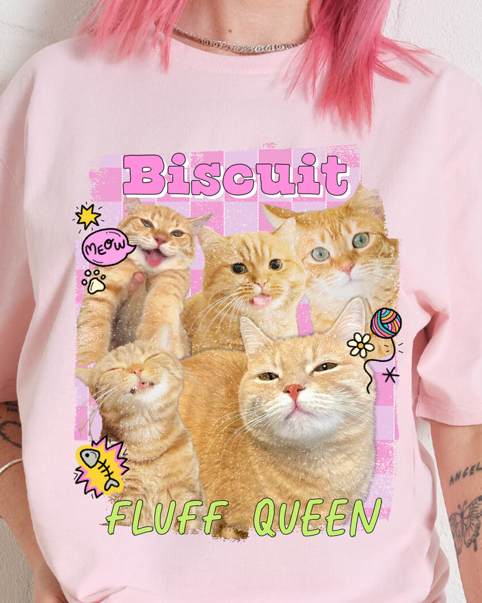 Cat Bootleg Tee Custom Tee – view 5